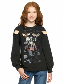 PELICAN, толстовка для девочек, Черный