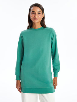 Bisiklet Yaka Kad?n Sweatshirt Tunik