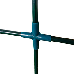 UGH-S30 L120 GREEN/GREEN Парник уличный, 120x60x60см. Металлическая труба в ПВХ, цвет зеленый. Тент из армированного полиэтилена 135г/м2, цвет сетки зеленый. TM ФитоЛето - Volpe фото 7