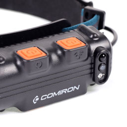 Фонарь налобный спортивный COMIRON OHEAD корпус ABS, IPX5 свет COB 400lm аккум 18650 3.7V 2000 mAh, USB Type-C; индикатор КРАСНЫЙ ава /уп 50/100/ - ГалеонТрейд фото 13