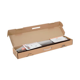 Вешалка-стойка металл. "Луч 5" 63х177см (белый)