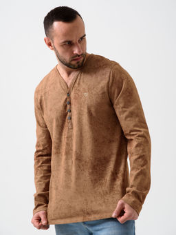 Лонгслив эффект варенки 100% ХЛОПОК- Путешествие - Оптима фото 4