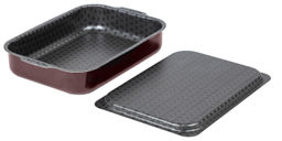 Калитва Противень 270*350мм, мет/крышка Кружево фото 5