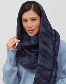 Большой двусторонний палантин с принтом ШЕРСТЬ - Tantino фото 9