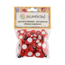 Blumentag WLBA Декоративные элементы 5 х 36 шт. Божья коровка/красный