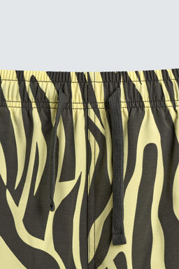 ANIMAL PRINT LONG SWIMMING TRUNKS - Zara фото 3