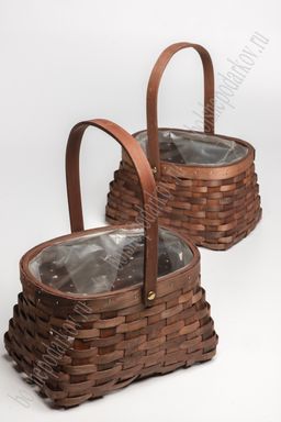 Корзина овальная (SF-7074) темно-коричневый
