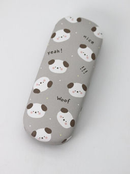 Чехол для очков GIRLY "Many dog", grey