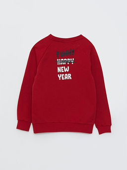 Bisiklet Yaka Uzun Kollu Erkek ?ocuk Sweatshirt