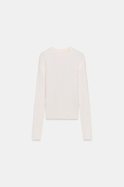 EMBROIDERED LONG SLEEVE T-SHIRT - Zara фото 18