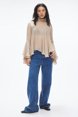 Blusa oversize con volantes - H&m фото 3