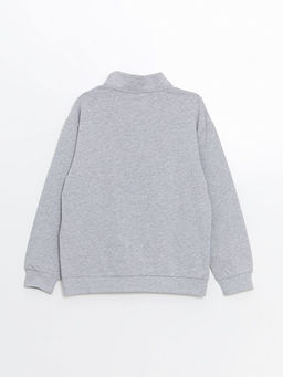 Dik Yaka Erkek ?ocuk Sweatshirt