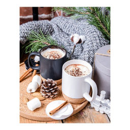 Кружка с крышкой Walmer Domino, 0.4 л, цвет черный  фото 9