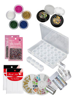 Набор для дизайна ногтей №1: Nail Design Professional Box, 16 предметов