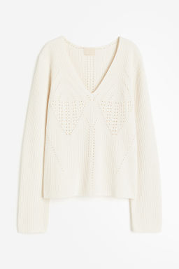 Jersey en punto pointelle - H&m фото 7