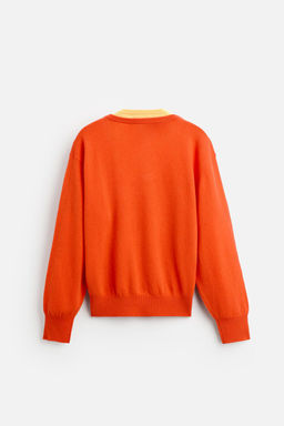COLOUR BLOCK WOOL SWEATER X HARRY LAMBERT - Zara фото 17