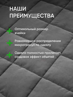 Тяжелое одеяло всесезонное Обними меня - Фабрика снов фото 43