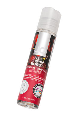 Съедобный лубрикант со вкусом вишни JO H2O Cherry Burst, 30 мл
