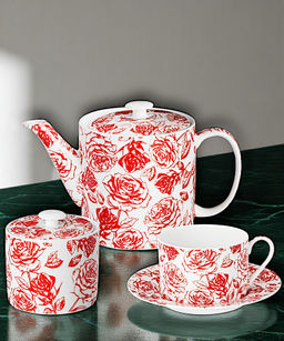 ЧАЙНЫЙ СЕРВИЗ LEFARD ROSES НА 6 ПЕР. 14 ПР. 200 МЛ  фото 7