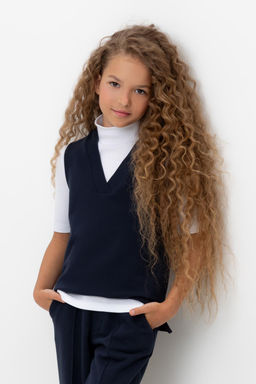 К 302490/индиго жилет для дев - Crockid фото 5