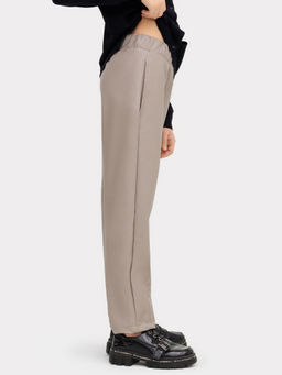 Брюки для девочек в сером цвете из экокожи - Mark formelle фото 4