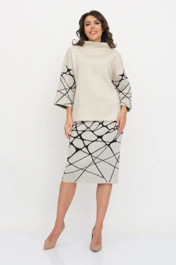 ЗЛАТА Костюм М 3305/молочный