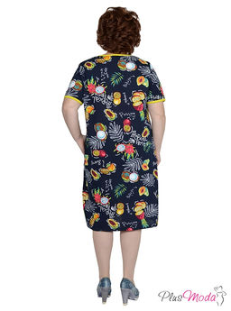 Халат Модель №664 размеры 44-84 - Plusmoda фото 3