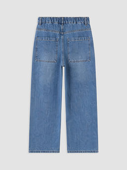 Baggy Fit Erkek ?ocuk Jean Pantolon