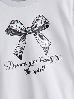 Bisiklet Yaka K?z ?ocuk Sweatshirt