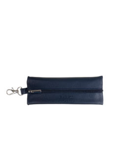 Ключница из натуральной кожи, цвет черный