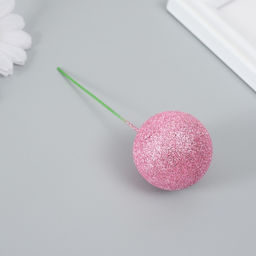 Декор для творчества «Шарики розовый блеск», d=2; 3; 3.5 и 4 см, набор 20 шт.