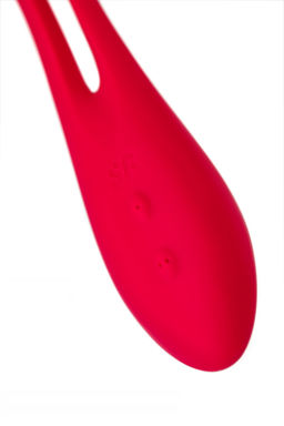 Многофункциональный вибратор для пар Satisfyer Elastic Joy, красный  фото 16
