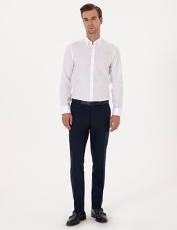 Beyaz Slim Fit Uzun Kollu Basic G_mlek - Cacharel фото 4