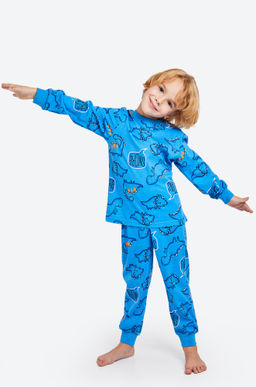 Хлопковая пижама для мальчика Happy Fox  фото 3