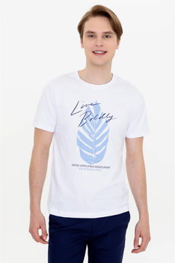 U. S. Polo Assn Мужская белая футболка с круглым вырезом - U.s. polo assn фото 8