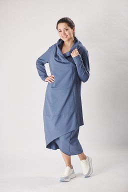 Платье свободного силуэта Футер 2-х ниточный - Relay фото 3