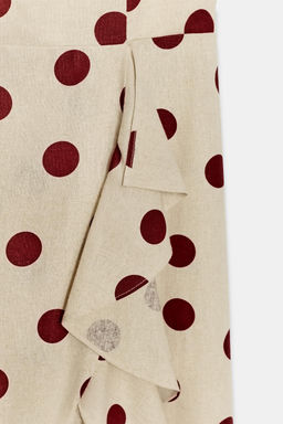 VESTIDO MIDI LUNARES CON LINO / 930 - Zara фото 10