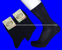 Цена за 10 пар. Носки мужские Беларусь сетка с крапивой черные