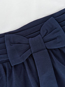 Платье для девочки UD 1618 бел/синий - Mini maxi фото 4