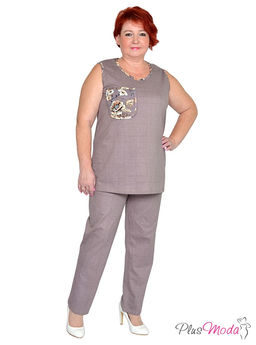 Майка Модель №1509 размеры 44-84 - Plusmoda фото 5