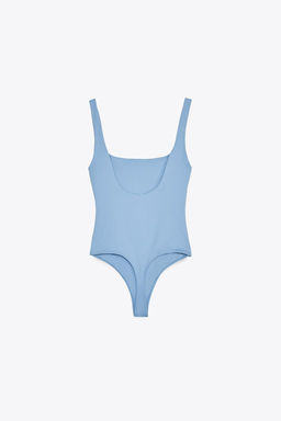 POLYAMIDE STRAPPY BODYSUIT - Zara фото 13