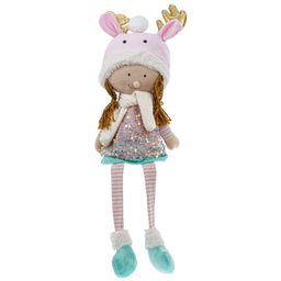 Игрушка набивная "Мальчик, Девочка", L17 W10 H61/33 см, 2в.