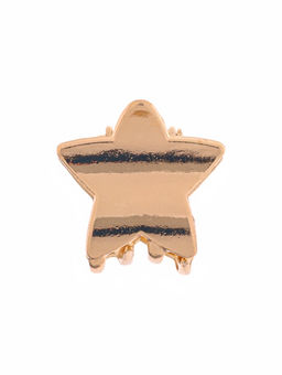 Цена за 6 шт. Крабик для волос «Брианна», звезда, 2 см, золото