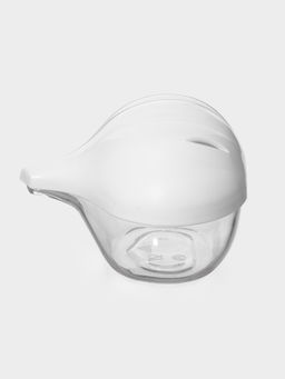 Цена за 3 шт. Контейнер для хранения чеснока Альтернатива, 9×8.3×6.2 см, пластик, прозрачный