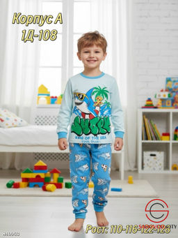 Пижама с рисунком для мальчика - Bruno фото 3