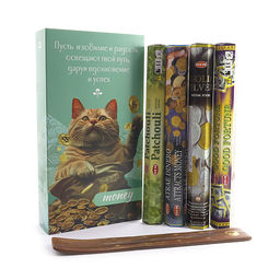 Набор MONEY благовония HEM с подставкой