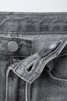 BARREL JEANS WITH BELT - Zara фото 4