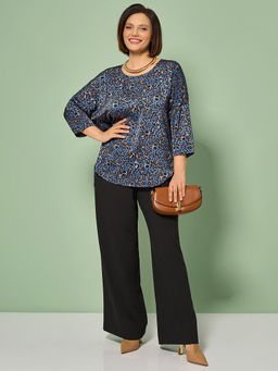 Блузка 0250-2а темно-голубой - Aquarell фото 35