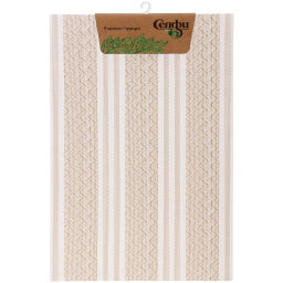 Цена за 3 шт. Салфетка на стол 30*45см "Жаклин" плетеная, бежевая