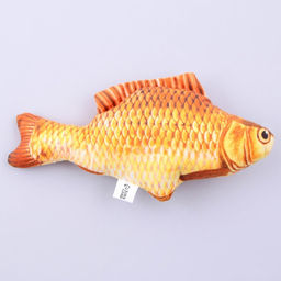 Игрушка для кошек с мятой Сазан из текстиля, 20 см